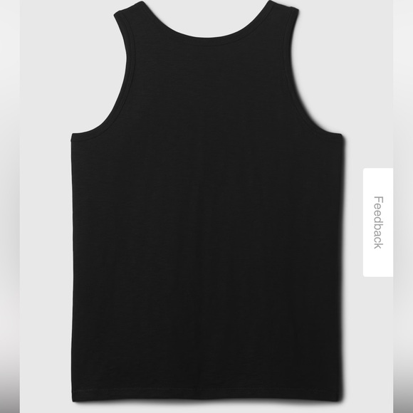 Gap Kids Graphic Tank Top, true black shark print, size 6/7, NWT - Picture 2 of 3